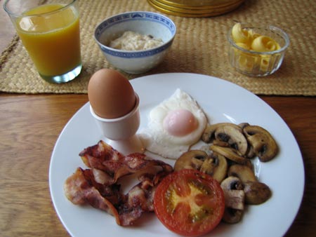 朝食　ニュージーランド