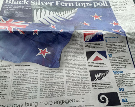 ニュージーランドの新国旗案 最終候補が決定 南の島ニュージーランドの日々