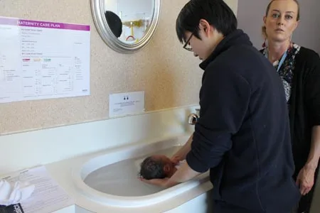 クライストチャーチで出産