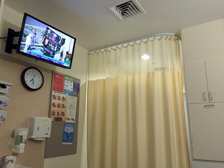 ニュージーランドで入院