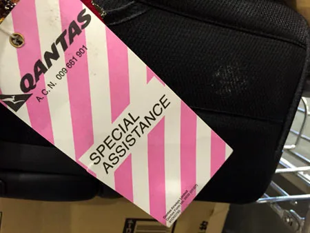 カンタス航空　スペシャルアシスタンス
