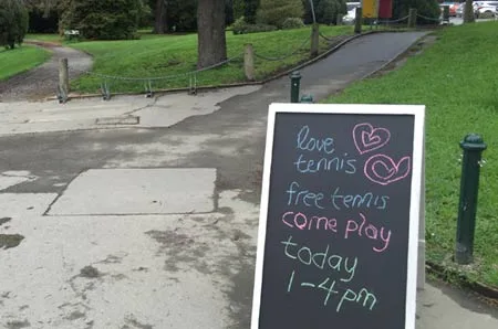 クライストチャーチでテニス