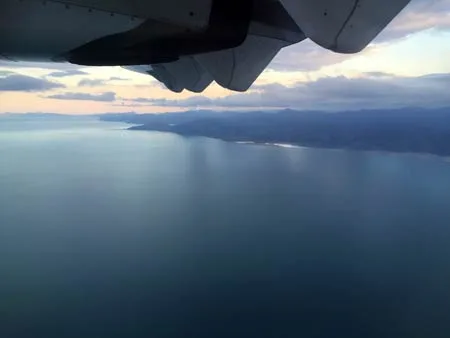 飛行機からの眺め