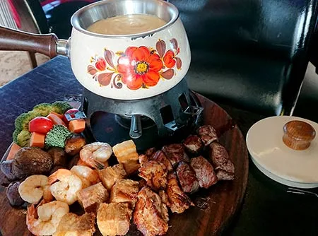 チーズフォンデュ