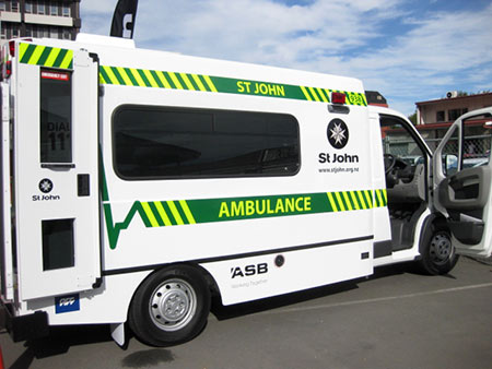 ニュージーランドの救急車